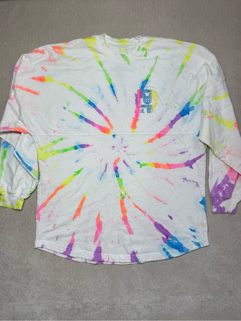 Walt Disney World Tie Dye Spirit Jersey circa 2020